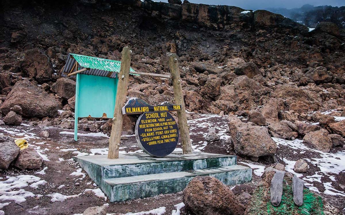 Socks Dry Out At School Hut Sign, 15,500 feet Socks Dry Out At School Hut Sign, 15,500 feet