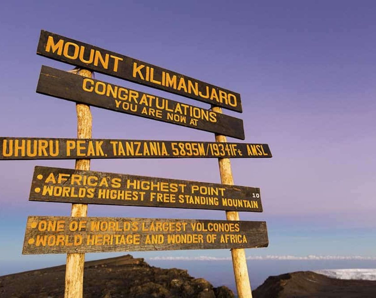 51358018 – uhuru peak highest summit on mount kilimanjaro in tanzania, africa. 51358018 - uhuru peak highest summit on mount kilimanjaro in tanzania, africa.